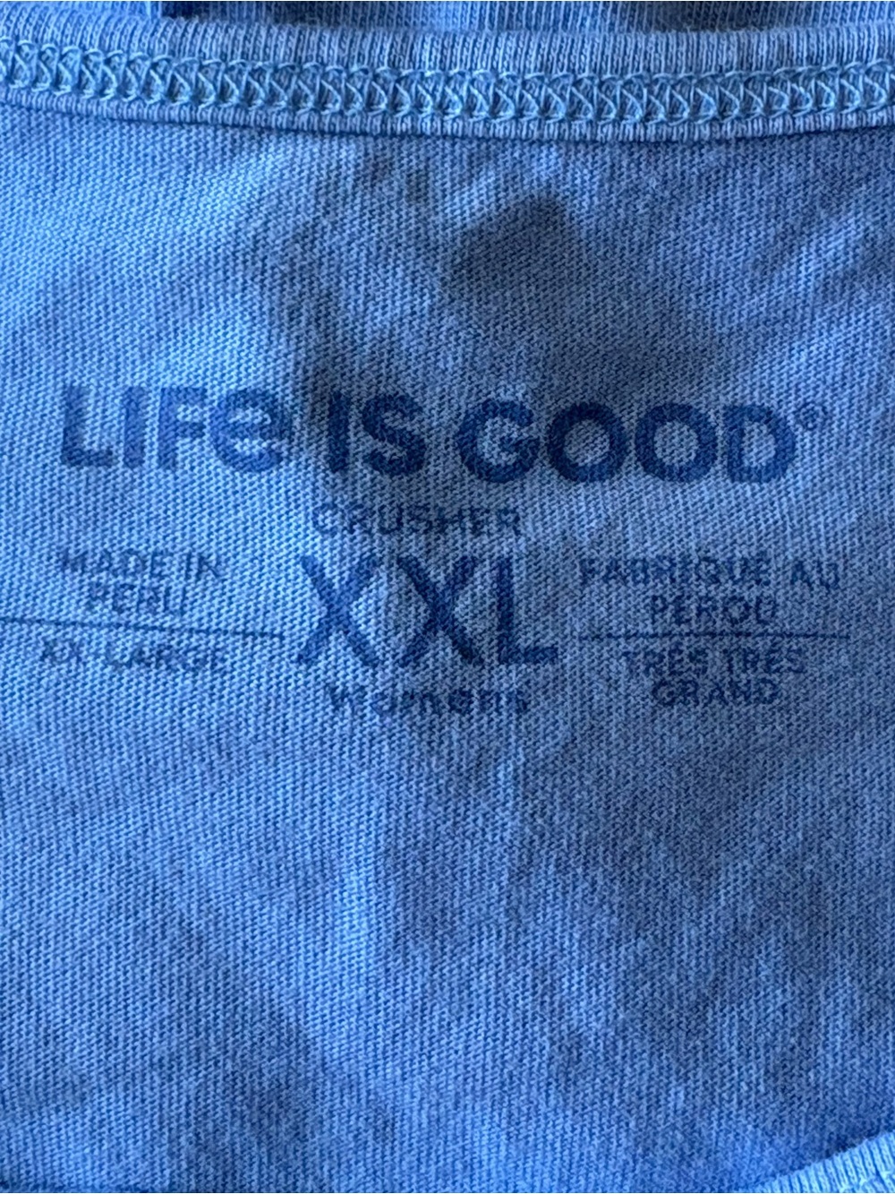Life Is Good With My Gnomies Women's Blue Gnome Graphic Crusher Tank Top XXL - Picture 5 of 9